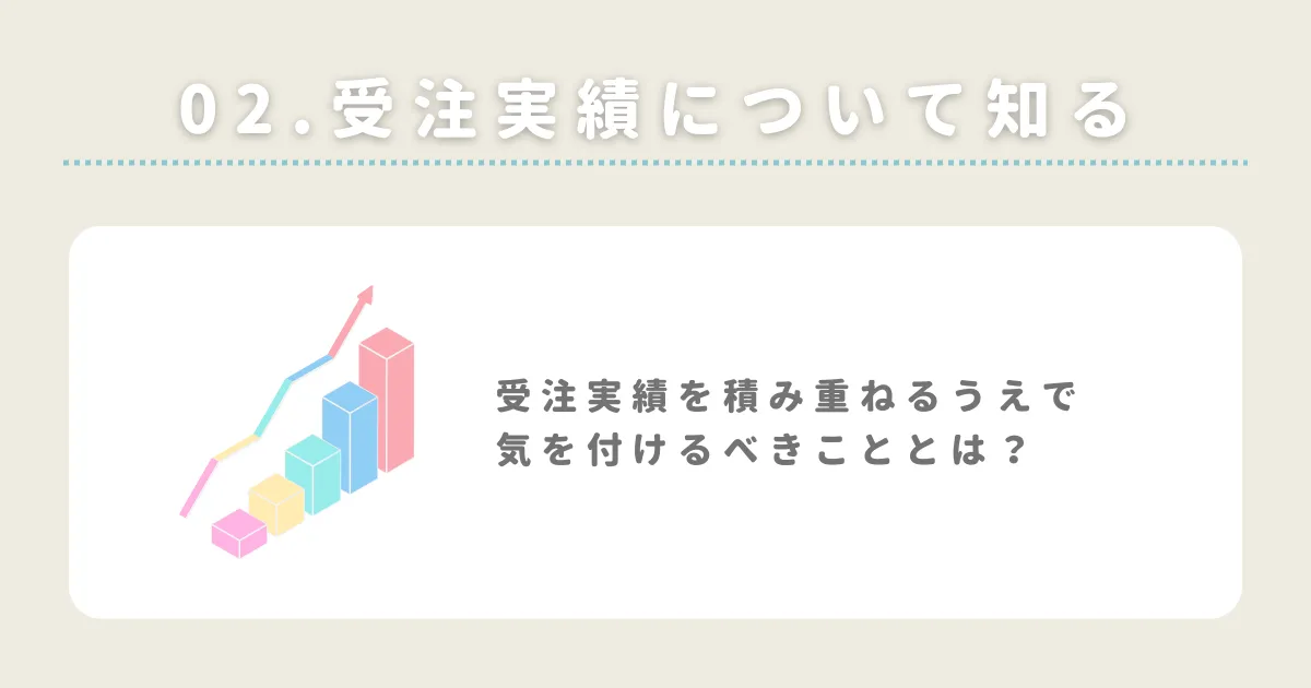 受注実績について知る